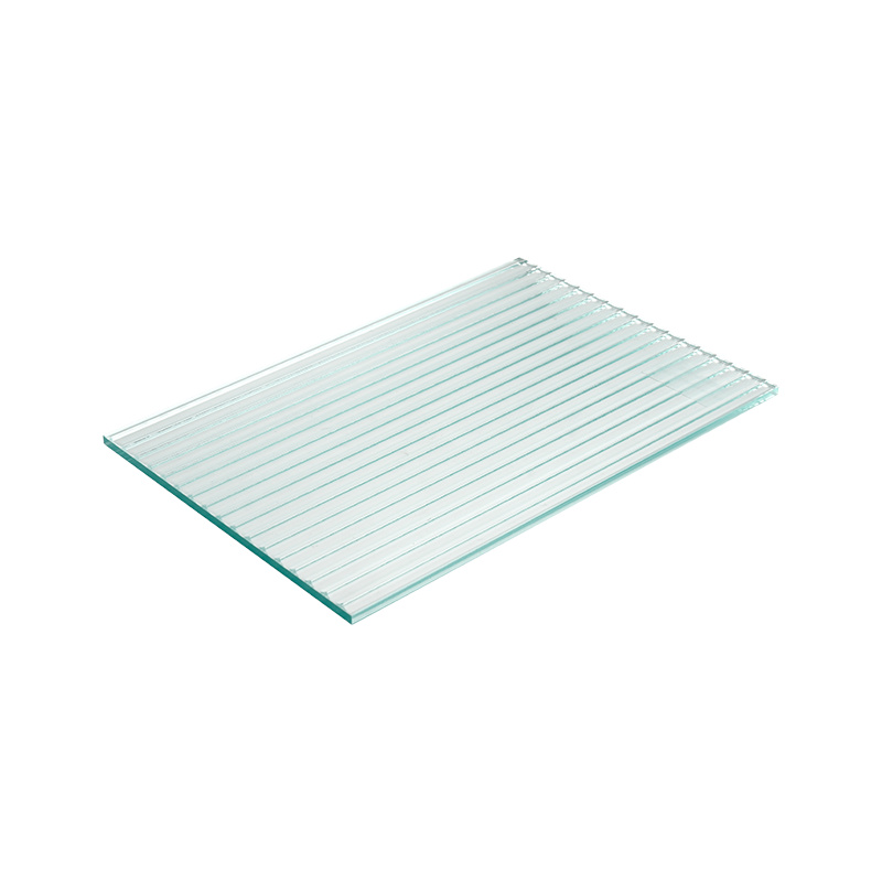 Schmale Schrot/Wellblech-Muster 4-10 mm Duschbaum/dekoratives Glas geriffeltes Glas
